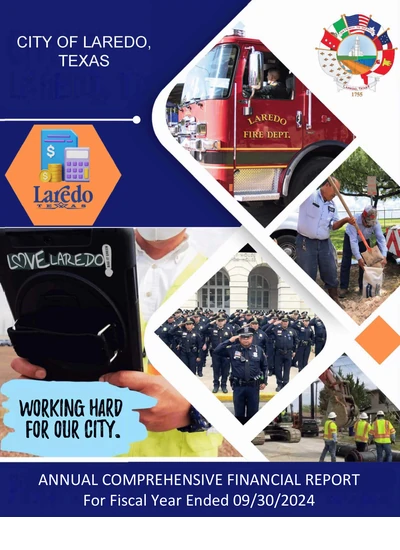 City of Laredo, Texas ACFR Cover