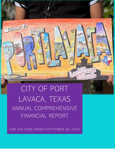 City of Port Lavaca, Texas ACFR Cover