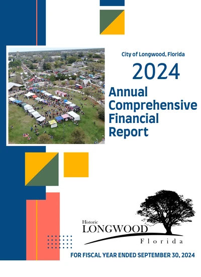 City of Longwood ACFR Cover