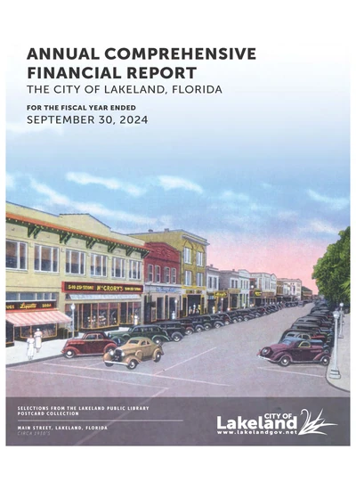 City of Lakeland, Florida ACFR Cover