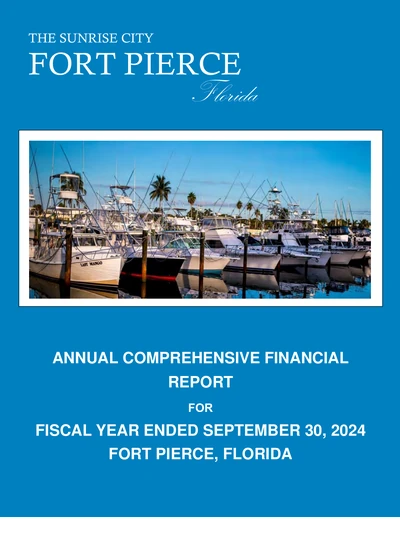 City of Fort Pierce ACFR Cover