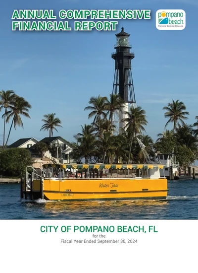 City of Pompano Beach ACFR Cover