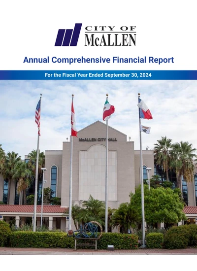 City of Mcallen, Texas ACFR Cover