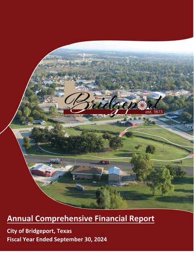 City of Bridgeport ACFR Cover