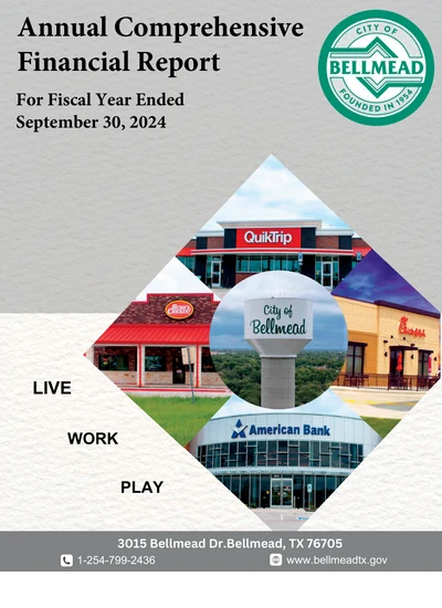City of Bellmead ACFR Cover