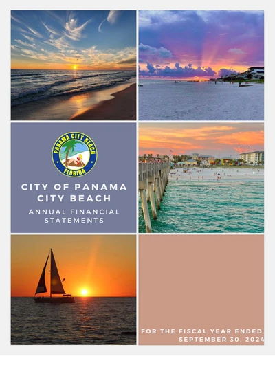 City of Panama City Beach, Florida ACFR Cover