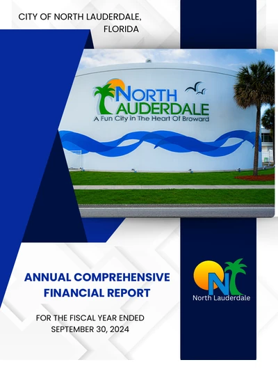City of North Lauderdale, Florida ACFR Cover