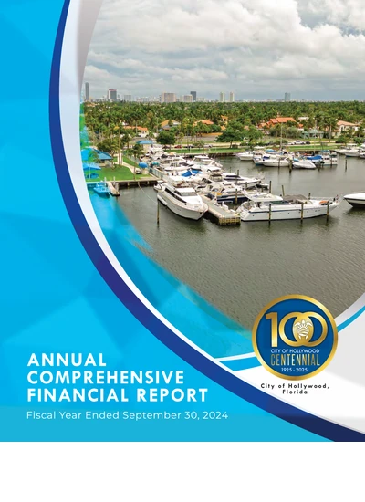 City of Hollywood, Florida ACFR Cover