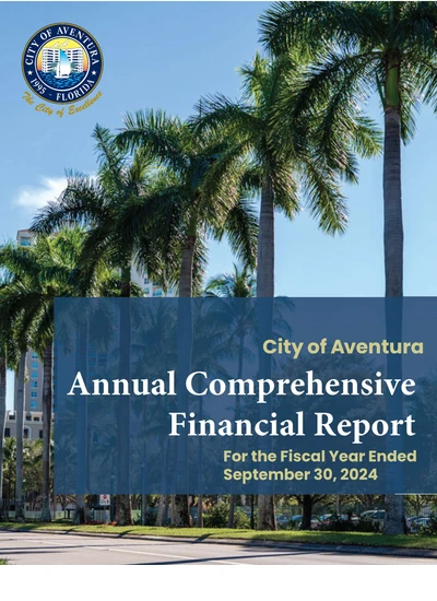 City of Aventura, Florida ACFR Cover