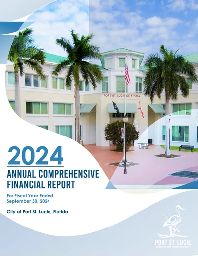 City of Port St Lucie ACFR Cover