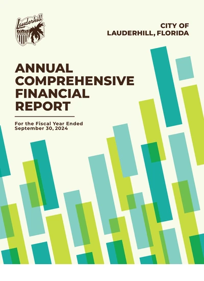 City of Lauderhill ACFR Cover