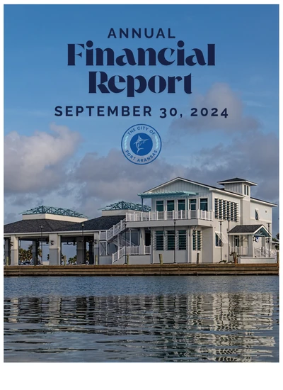 City of Port Aransas, Texas ACFR Cover