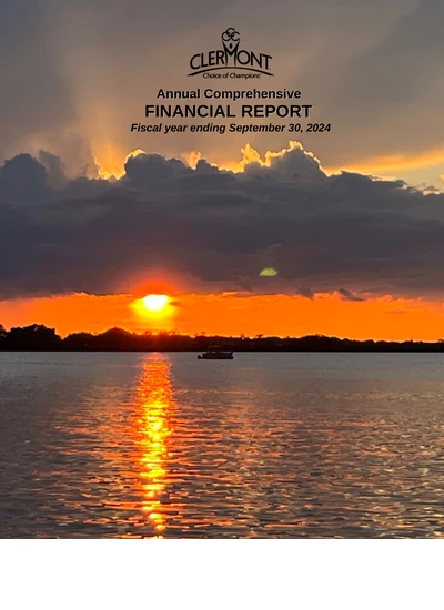 City of Clermont ACFR Cover