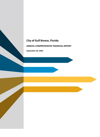 City of Gulf Breeze, Florida ACFR Cover