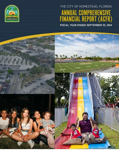 City of Homestead ACFR Cover