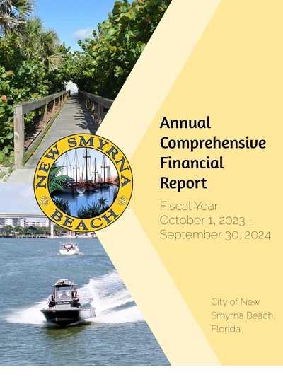 City of New Smyrna Beach ACFR Cover