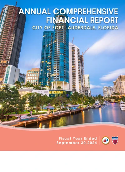 City of Fort Lauderdale ACFR Cover