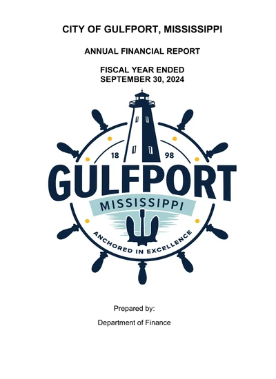 City of Gulfport, Mississippi ACFR Cover