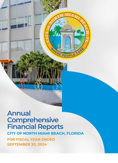 City of North Miami Beach, Fl ACFR Cover