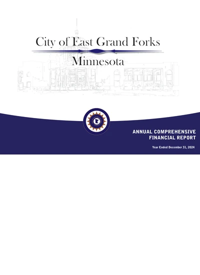 City of East Grand Forks ACFR Cover