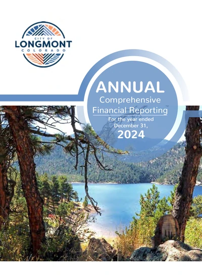 City of Longmont, Colorado ACFR Cover