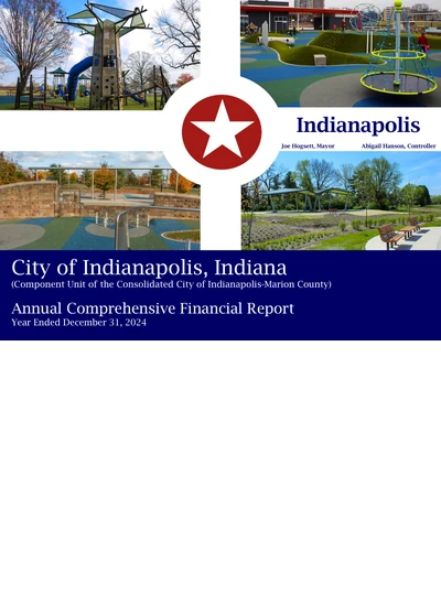 City of Indianapolis ACFR Cover