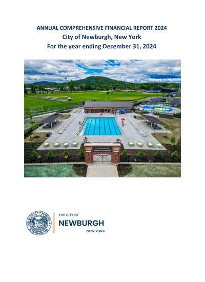 City of Newburgh ACFR Cover