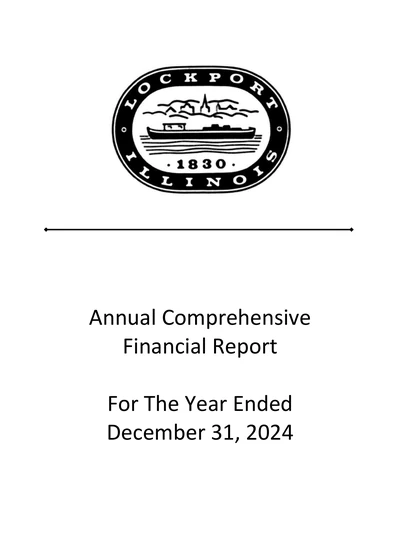 City of Lockport, Illinois ACFR Cover