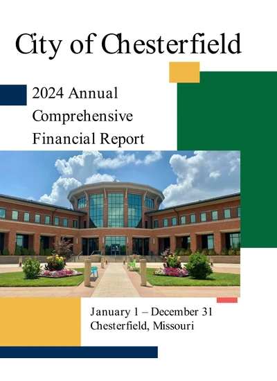 City of Chesterfield, Missouri ACFR Cover