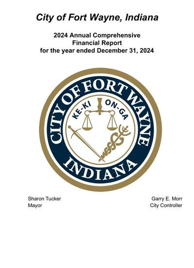 City of Fort Wayne ACFR Cover