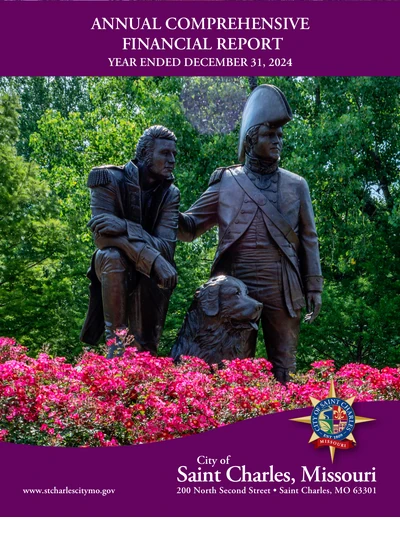 City of St. Charles, Missouri ACFR Cover