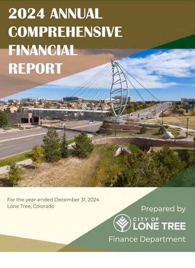 City of Lone Tree ACFR Cover