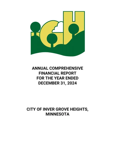 City of Inver Grove Heights ACFR Cover