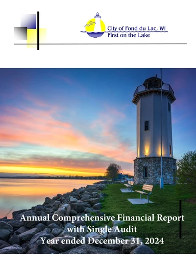 City of Fond Du Lac, Wisconsin ACFR Cover