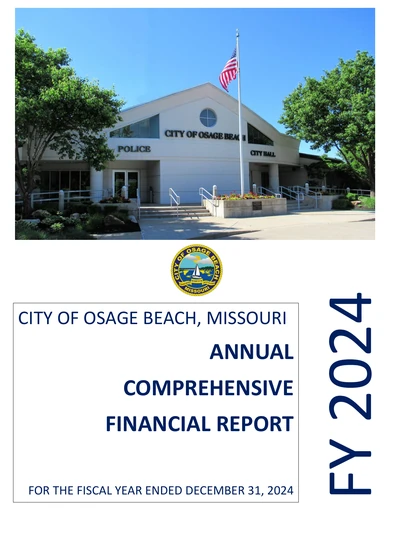 City of Osage Beach ACFR Cover