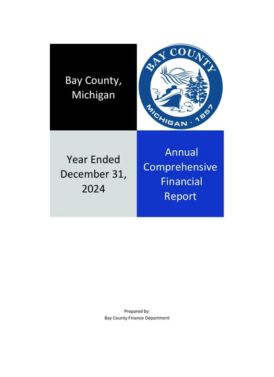 Bay County ACFR Cover