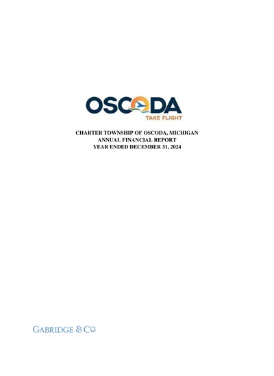Charter Township of Oscoda ACFR Cover