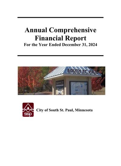 City of South St. Paul ACFR Cover
