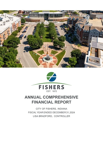 City of Fishers ACFR Cover
