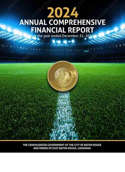 City of Baton Rouge Parish of East Baton Rouge ACFR Cover