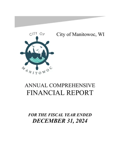 City of Manitowoc ACFR Cover
