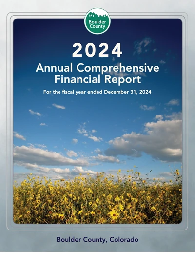 Boulder County ACFR Cover