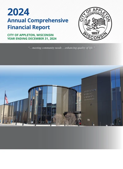 City of Appleton ACFR Cover