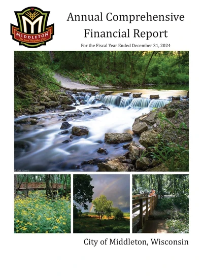 City of Middleton ACFR Cover