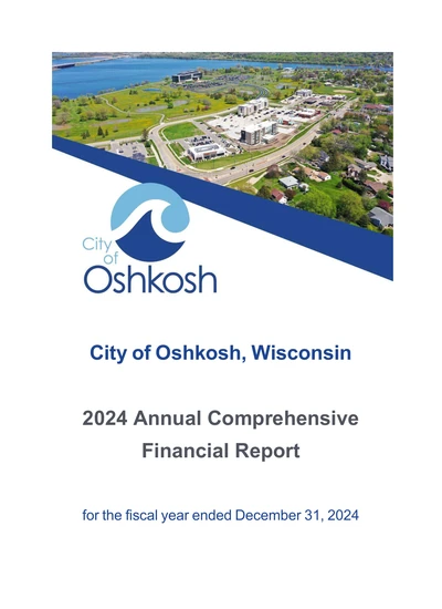 City of Oshkosh ACFR Cover