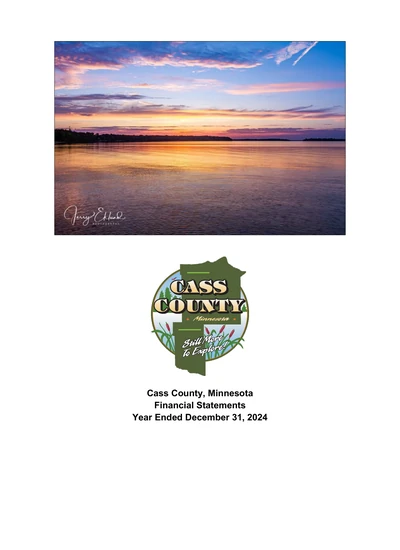 Cass County, Minnesota ACFR Cover