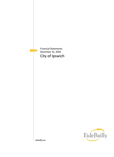 City of Ipswich ACFR Cover