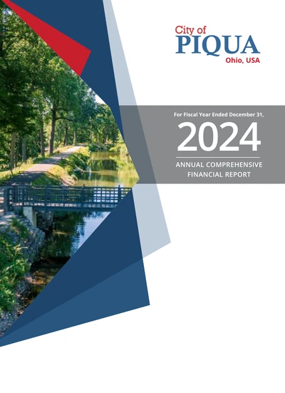 City of Piqua ACFR Cover