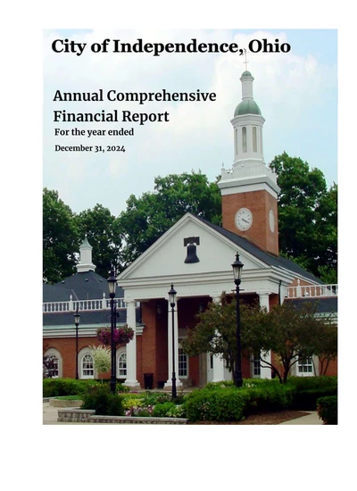 City of Independence ACFR Cover