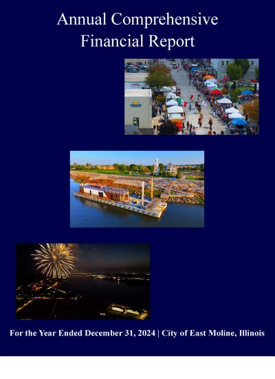City of East Moline ACFR Cover